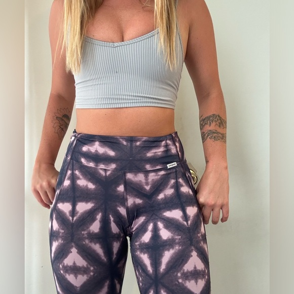 Patagonia Capilene Silk weight Tie Dye Leggings, XS - Picture 1 of 7